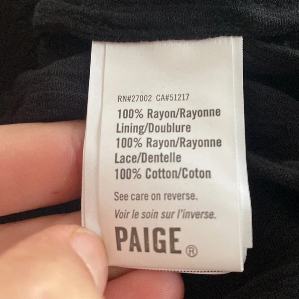 PAIGE Odelise Black Dot Dress NWT - Picture 10 of 11